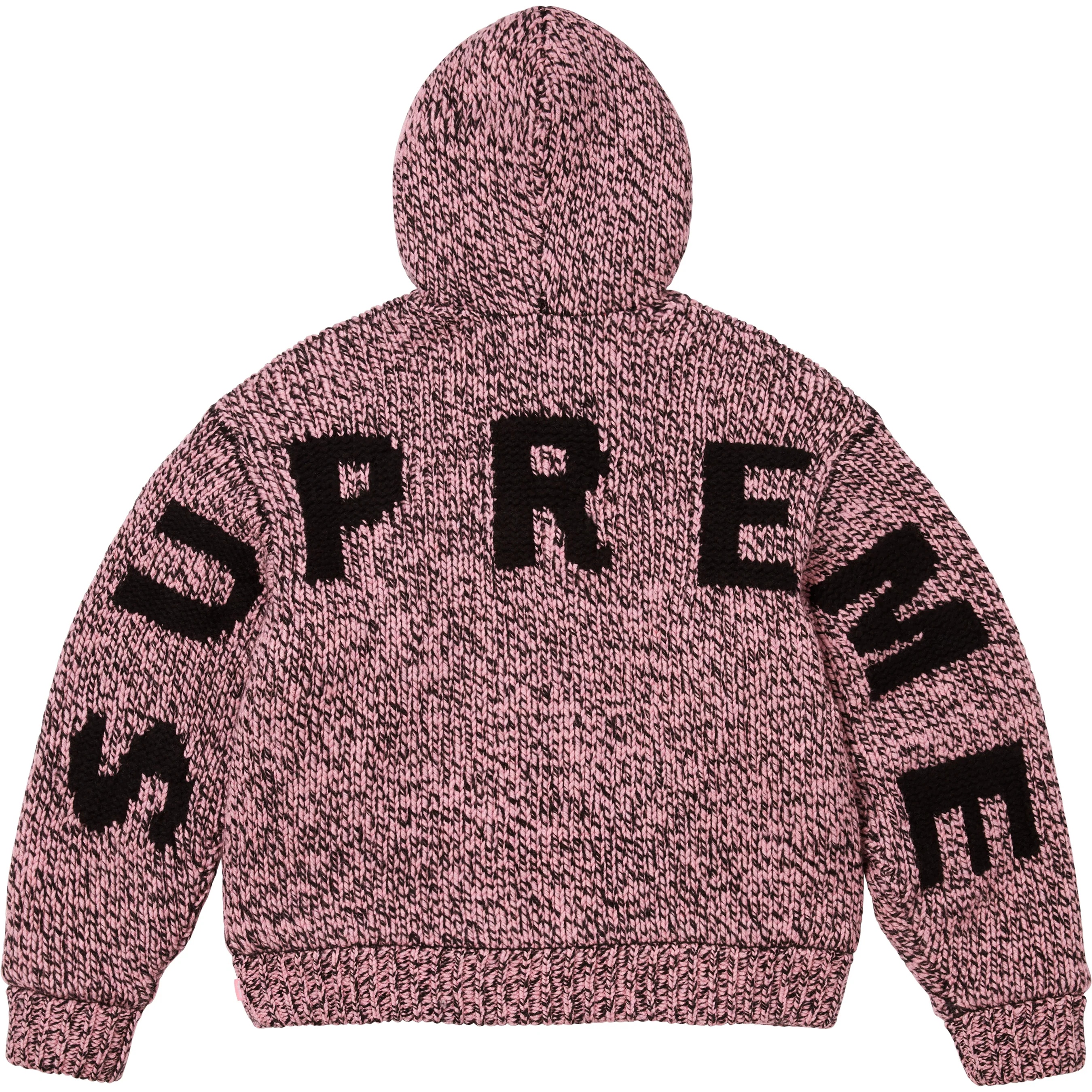 Faux Shearling Lined Zip Up Hooded Sweater view 6